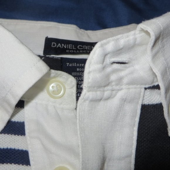 POLO Shirt - Short Sleeve - Unique 2 Tone - Daniel Cremieux - Medium - Picture 5 of 6